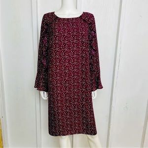 Beautiful Cranberry A-line Shift Dress